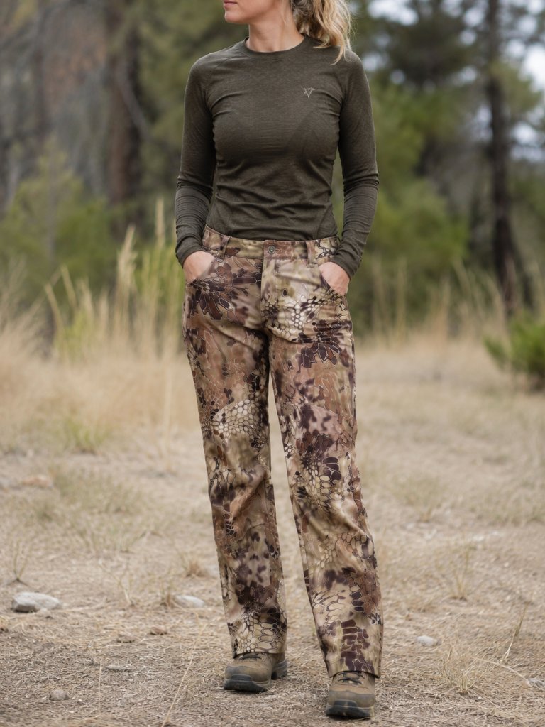 Kryptek Njord Hunting Pants Highlander Camouflage Women's Size 8